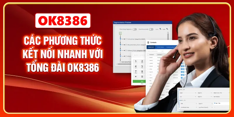 Các phương thức kết nối nhanh với tổng đài OK8386