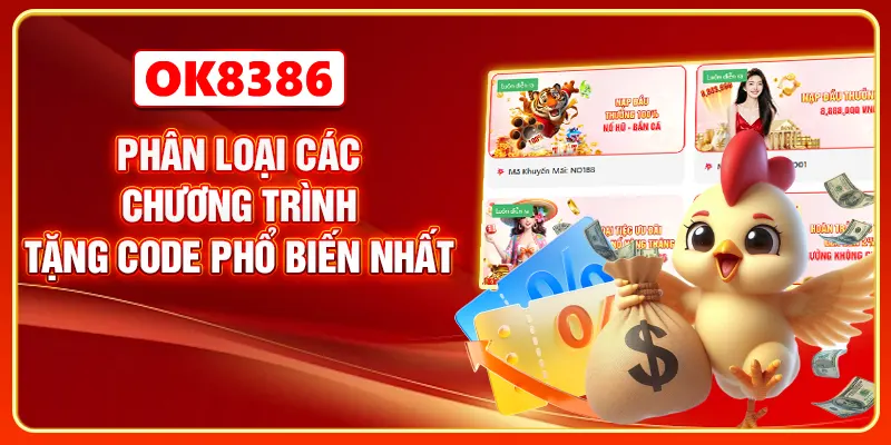 Phân loại các chương trình tặng code phổ biến nhất